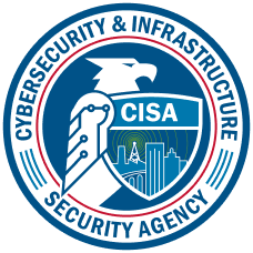DHS CISA logo